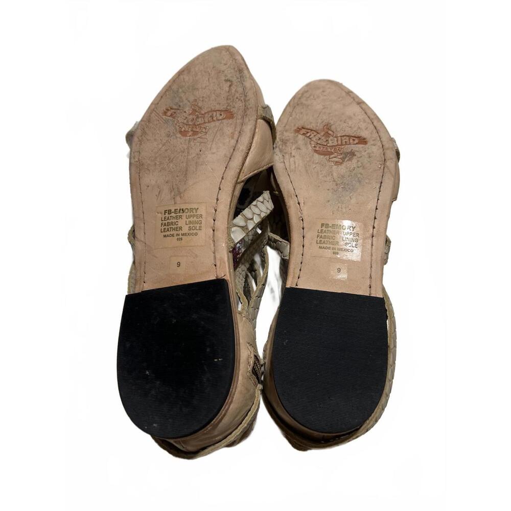 FREEBIRD By Steven Emory Leather Boots Flats 9 Rustic - Picture 11 of 12